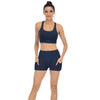 Fitness High Waist Shorts with Pockets