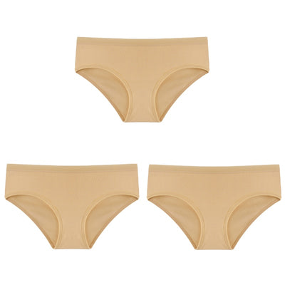 3PCS/Set Panties Cotton Underwear - Low-Rise Soft Panty
