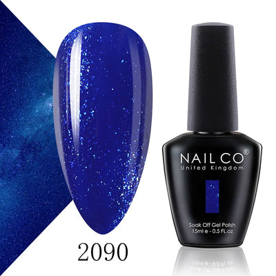 NAILCO 15ML Blue Color Series Gel Nail Polish For Manicure Nail Art Semi-permanent Hybrid Varnish Nail Supplies for Nail Polish