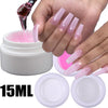 15Ml Nail Art Phototherapy Glue Acrylic Powder Liquid Nail Art UV Gel  Nail Extension Gel 3D Tip Nail Tools Nail Art Accessories