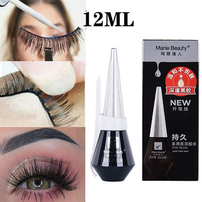 5/12ML False Eyelash Glue Thick Transparent/Black Waterproof Quick Dry Long lasting EyeLash Glue Extension Eyelash Makeup Tool