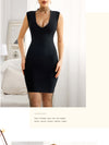 Hollow Out Tank Sleeveless Celebrity Evening Club Party Female Dress Vestidos
