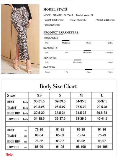Adyce New Fashion Streetwear Leopard Women&#39;s Skirts Sexy Ankle Length Bodycon Club Party Elegant Office Lady Pencil Skirts