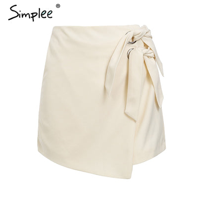 Fashion wrap sash skirt shorts
