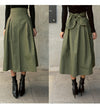 Korean Fashion Wild High Waist Bow Slim Skirts