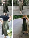 Korean Fashion Wild High Waist Bow Slim Skirts