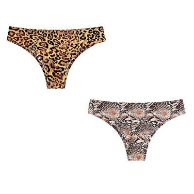 2pcs Leopard Underwear