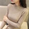 Sweaters And Pullovers Solid Color - Khaki / One Size