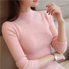 Sweaters And Pullovers Solid Color - Pink / One Size